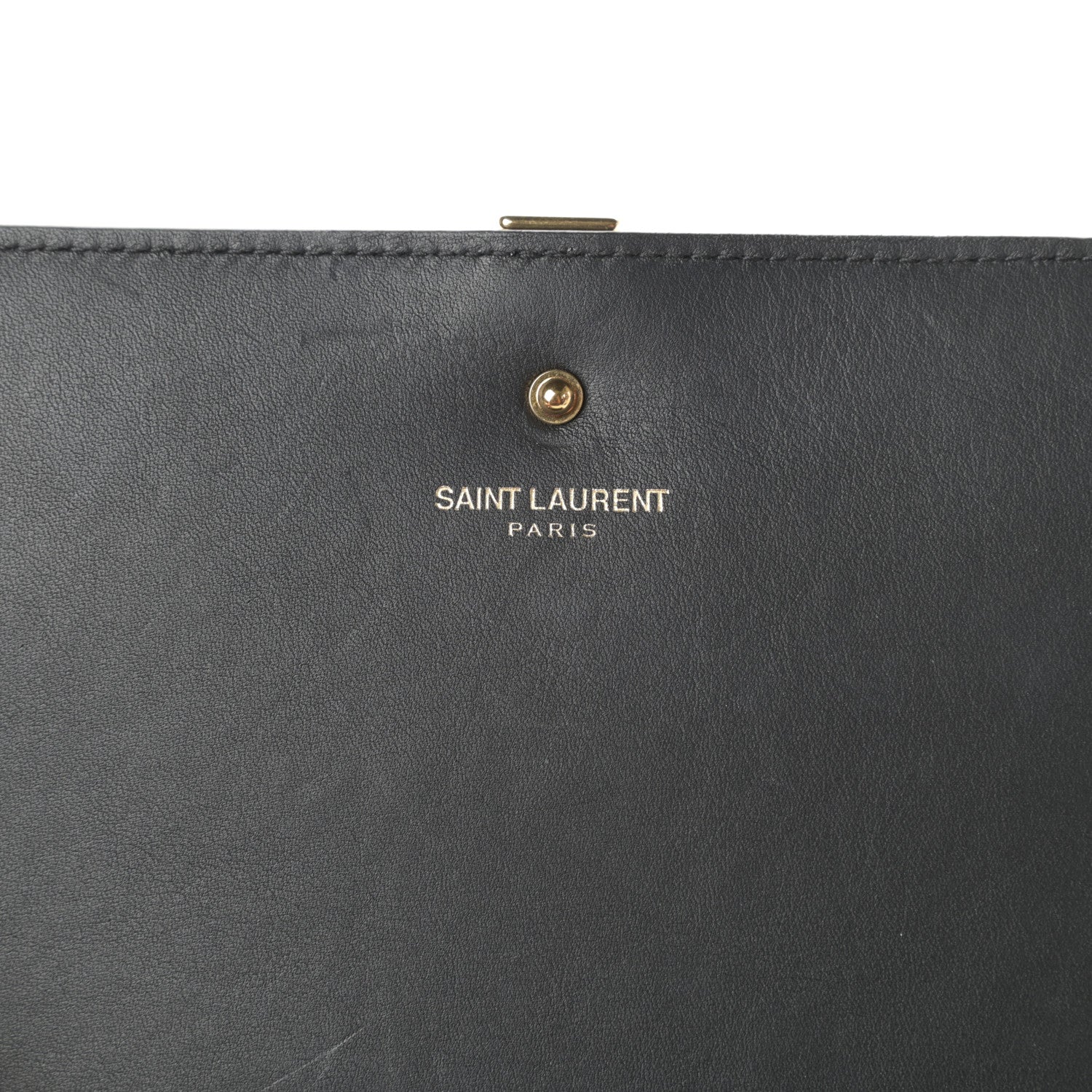Saint Laurent Calfskin Classic Y Ligne Chain Wallet Black 7 of 10