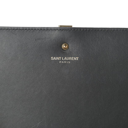 Saint Laurent Calfskin Classic Y Ligne Chain Wallet Black 7 of 10