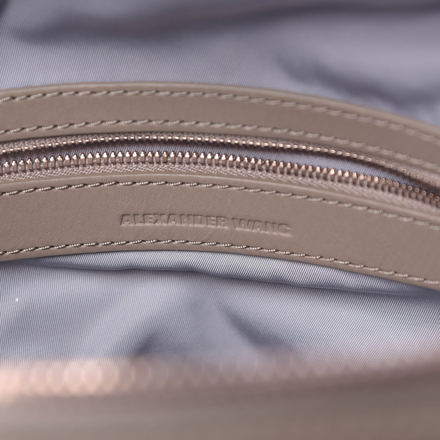 Alexander Wang Pebbled Calfskin Mini Emile Latte Rose Gold Hardware 6 of 12