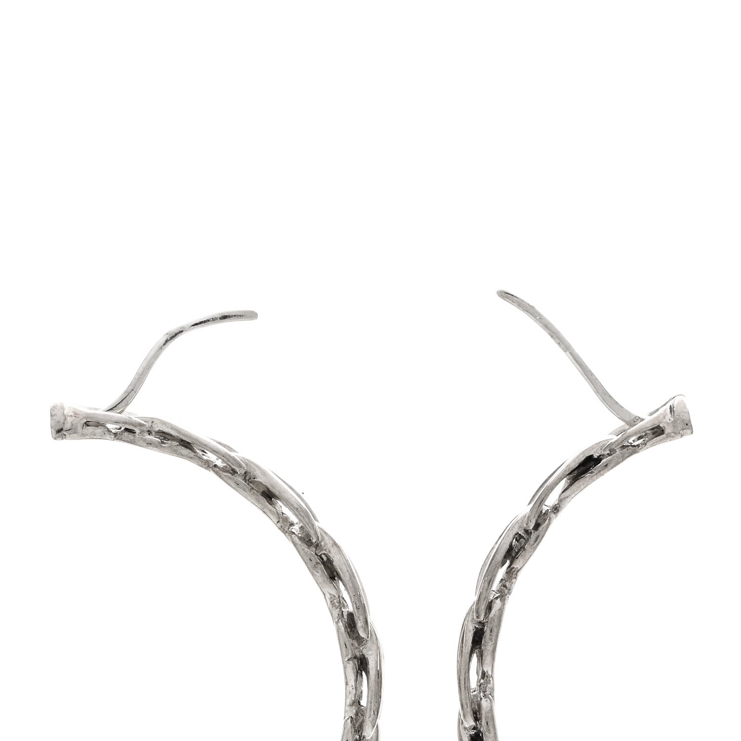 John Hardy Sterling Silver Asli Medium Hoop Earrings 3 of 4