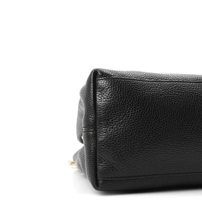 Gucci Pebbled Calfskin Medium Soho Chain Shoulder Bag Black 9 of 10