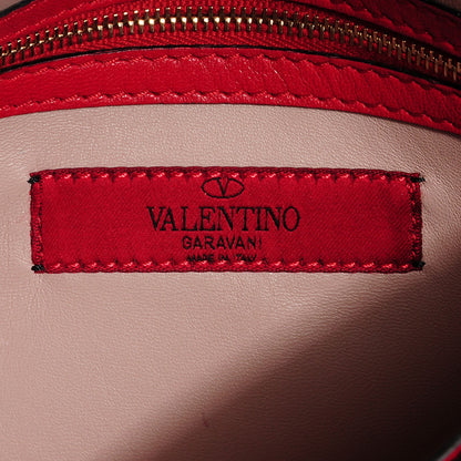 Valentino Garavani Nappa Rockstud Wristlet Clutch Rosso Valentino 6 of 7