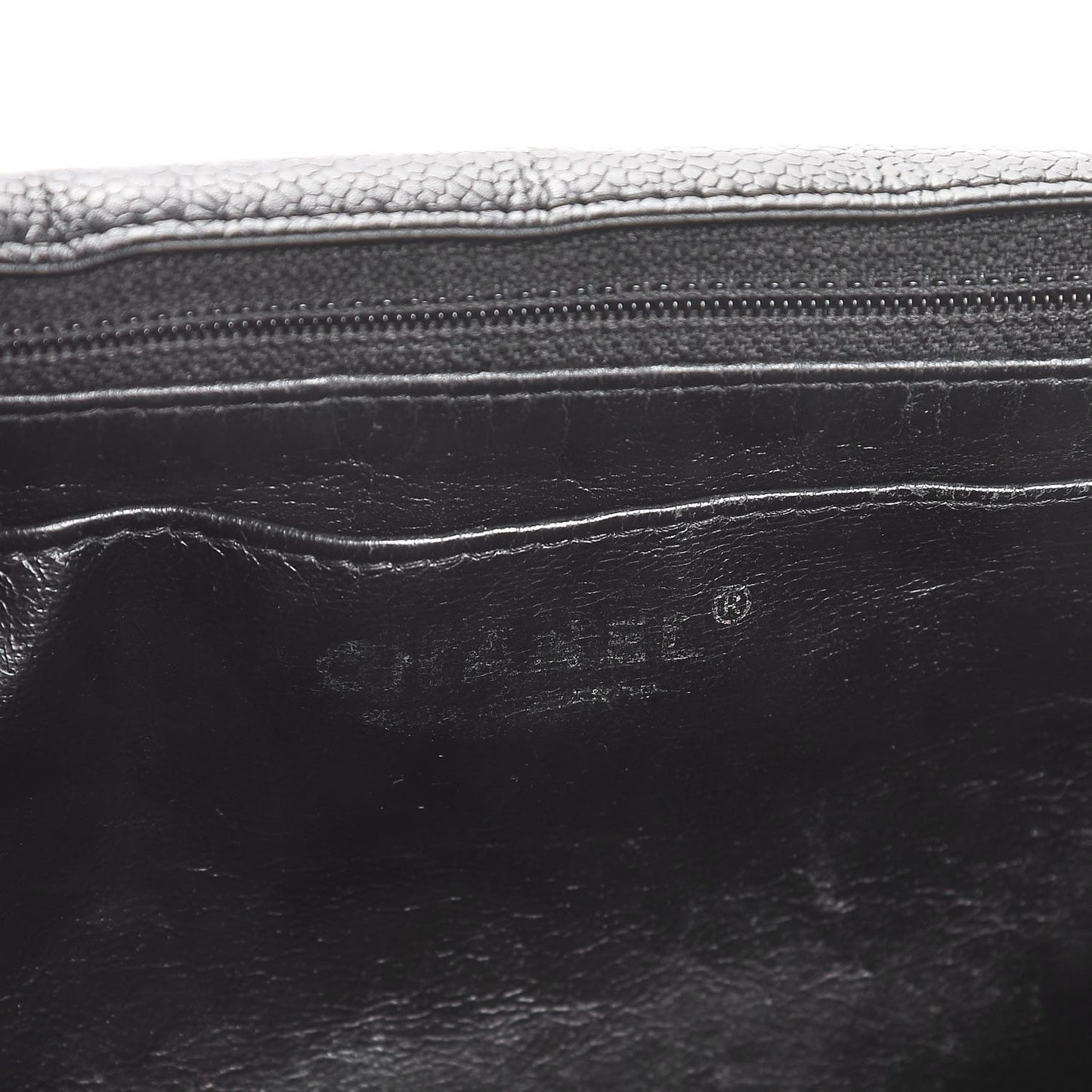 Caviar Quilted Jumbo Single Flap Black
