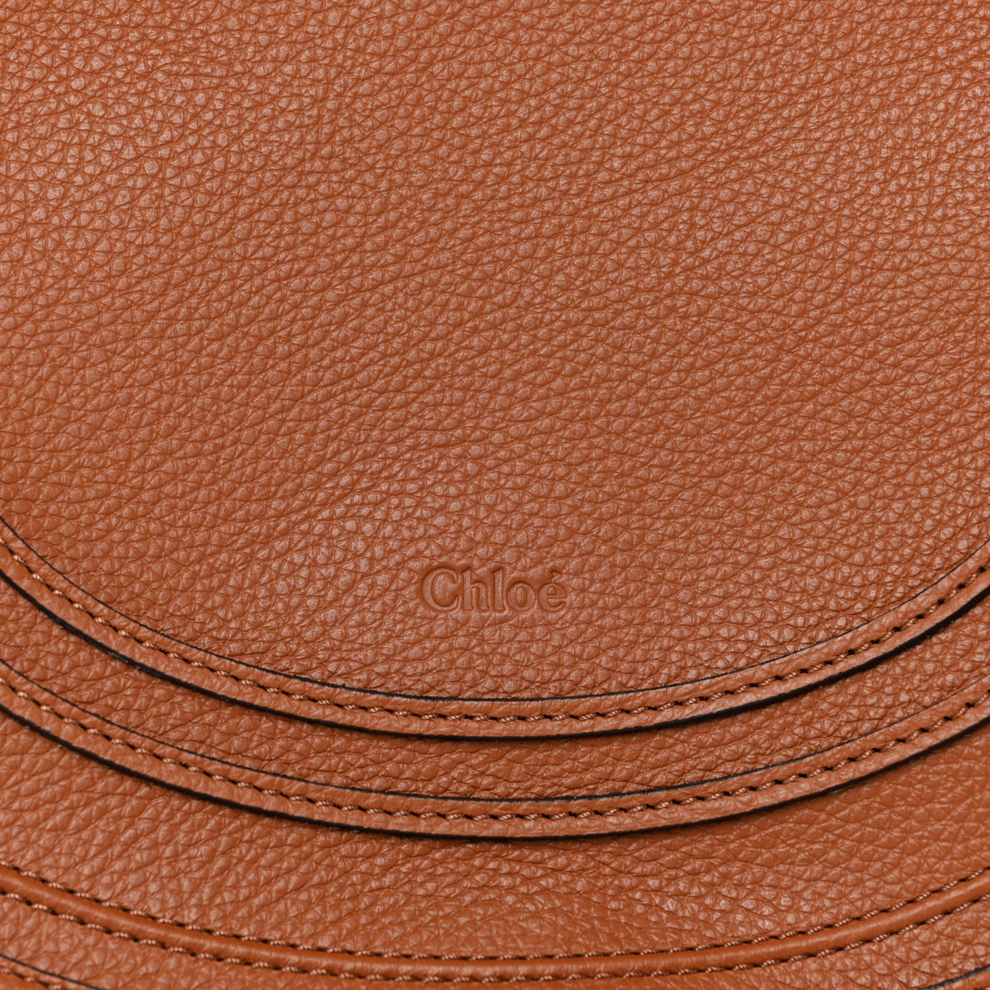 Calfskin Medium Marcie Round Crossbody Bag Tan