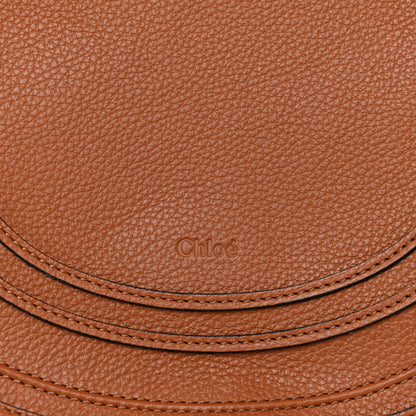 Chloe Calfskin Medium Marcie Round Crossbody Bag Tan 8 of 11
