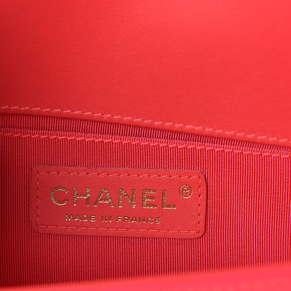 Chanel Patent Calfskin Quilted Small Boy Flap Pink 6 of 10