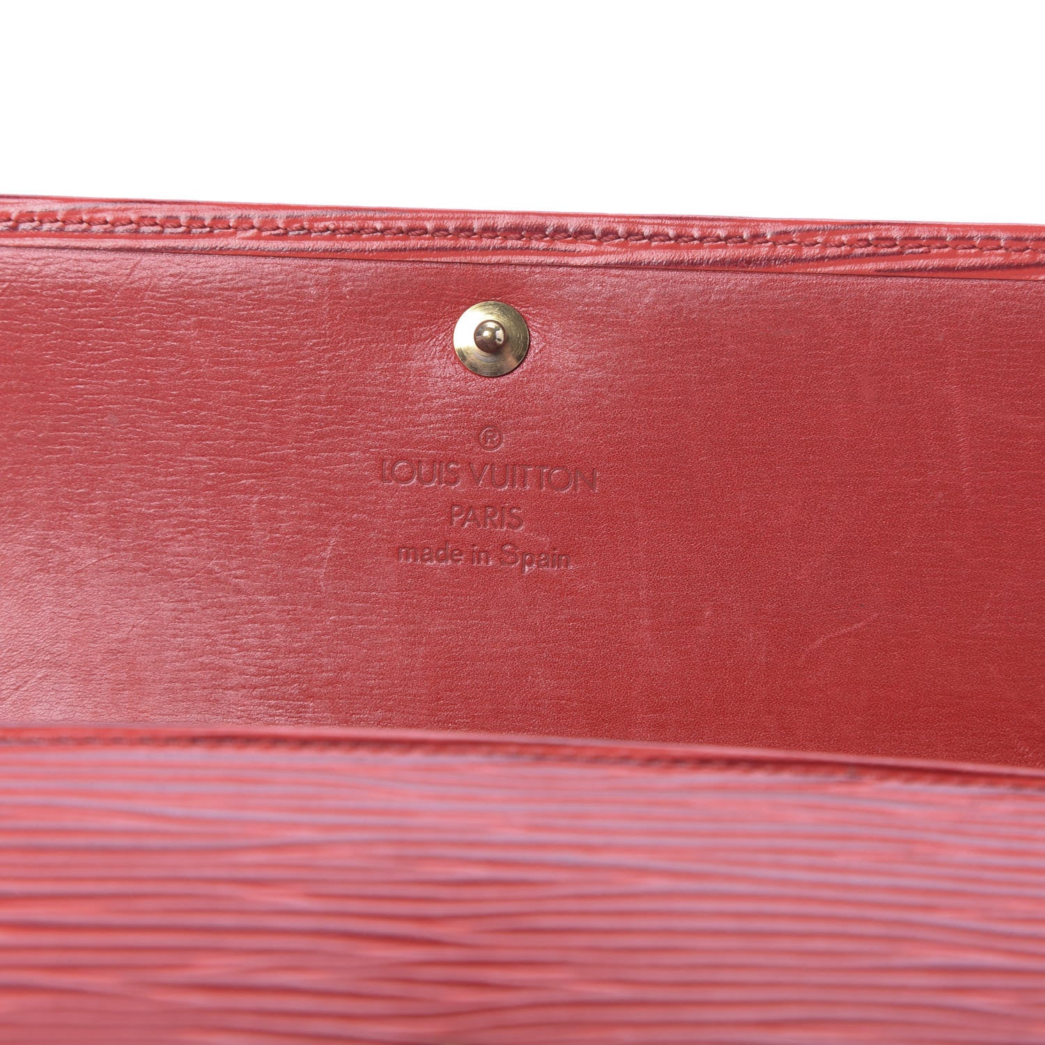 Louis Vuitton Epi Sarah Wallet Castillan Red 6 of 14