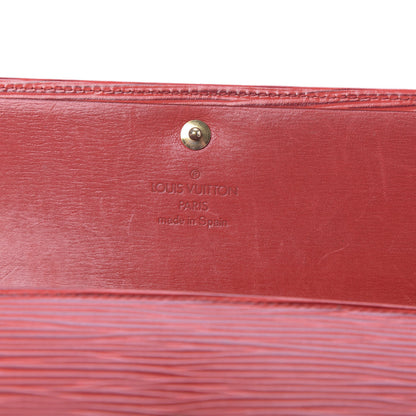 Louis Vuitton Epi Sarah Wallet Castillan Red 6 of 14