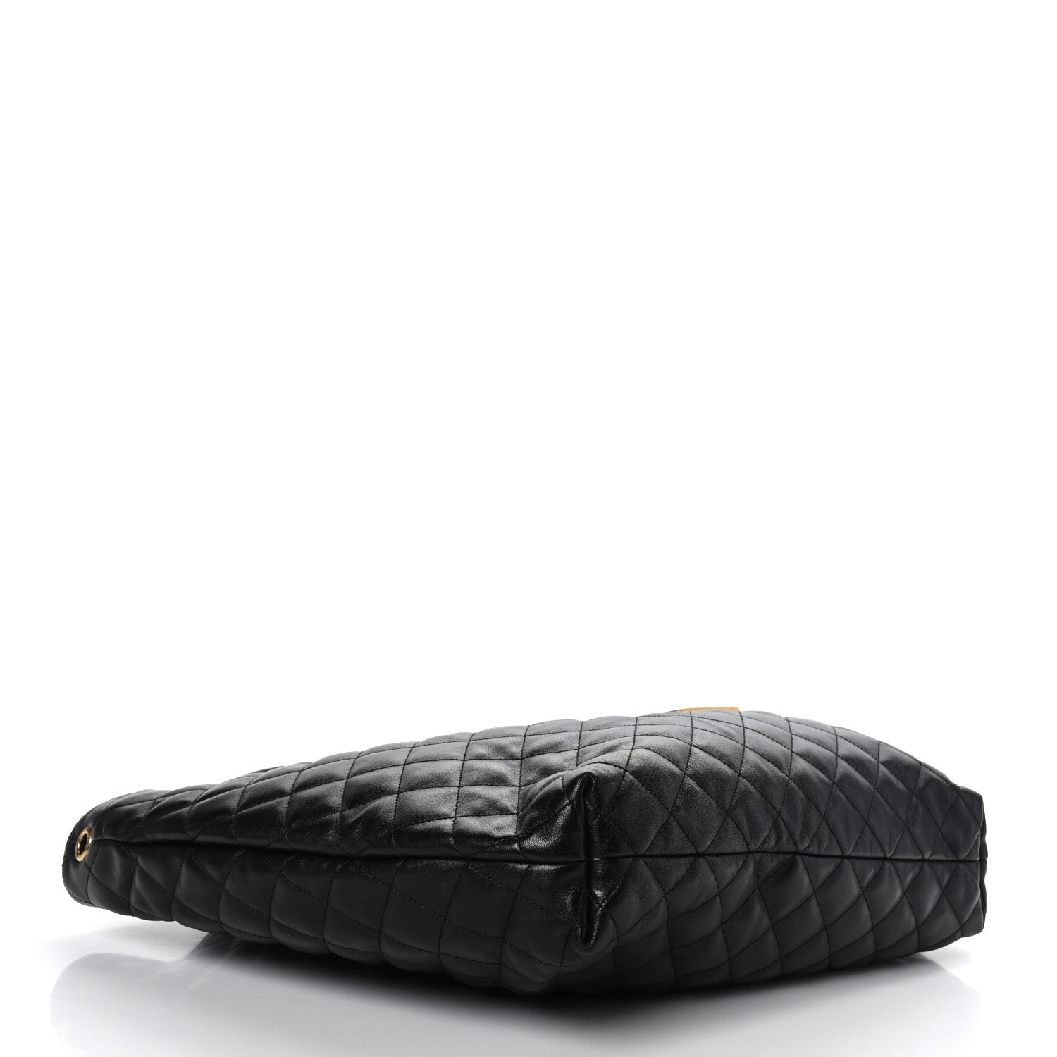 Saint Laurent Lambskin Quilted Maxi Icare Shopping Tote Black 5 of 10