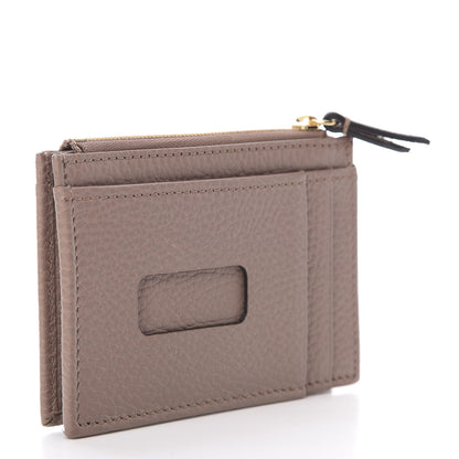 Gucci Dollar Calfskin GG Marmont Coin Case Card Holder Porcelain Rose 3 of 9