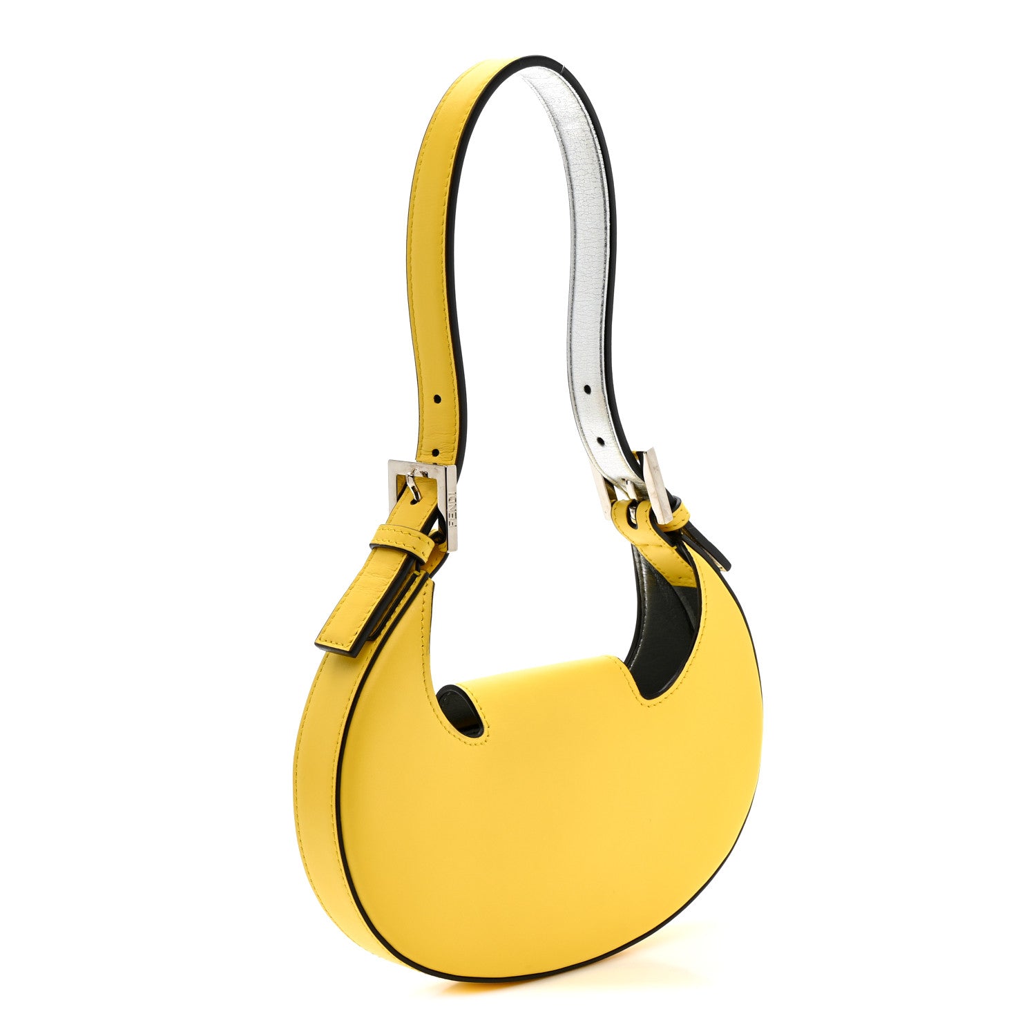 Fendi Vitello King Mini Cookie Hobo Bag Sole 3 of 11