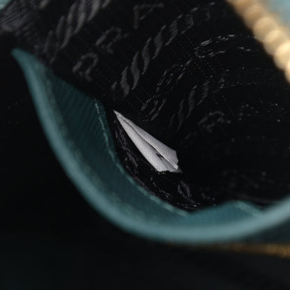 Prada Saffiano Lux Mini Promenade Tote Ottanio 10 of 11