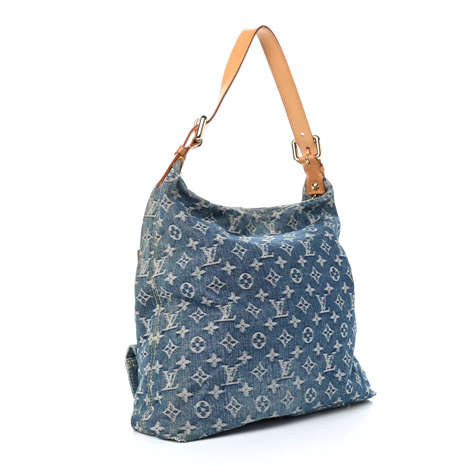 Louis Vuitton Denim Baggy GM Blue 3 of 12