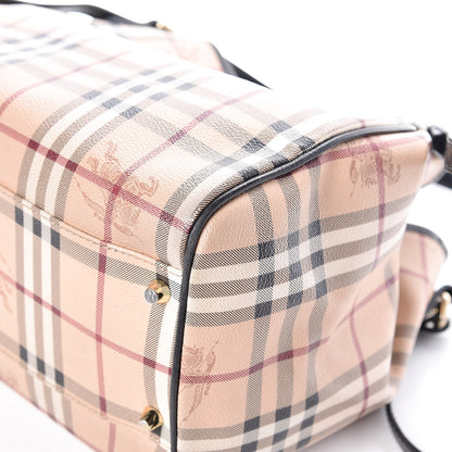 Burberry Haymarket Check Small Canterbury Tote Black 11 of 14