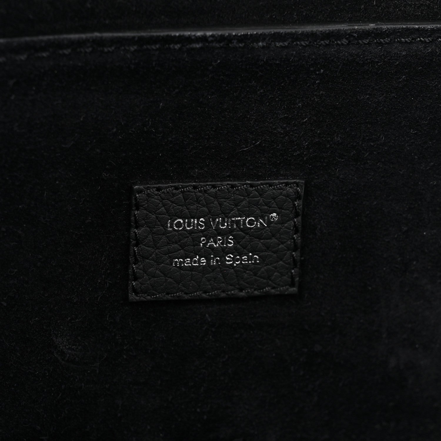 Louis Vuitton LV Touch Calfskin Steamer 30 H38 Black 10 of 19