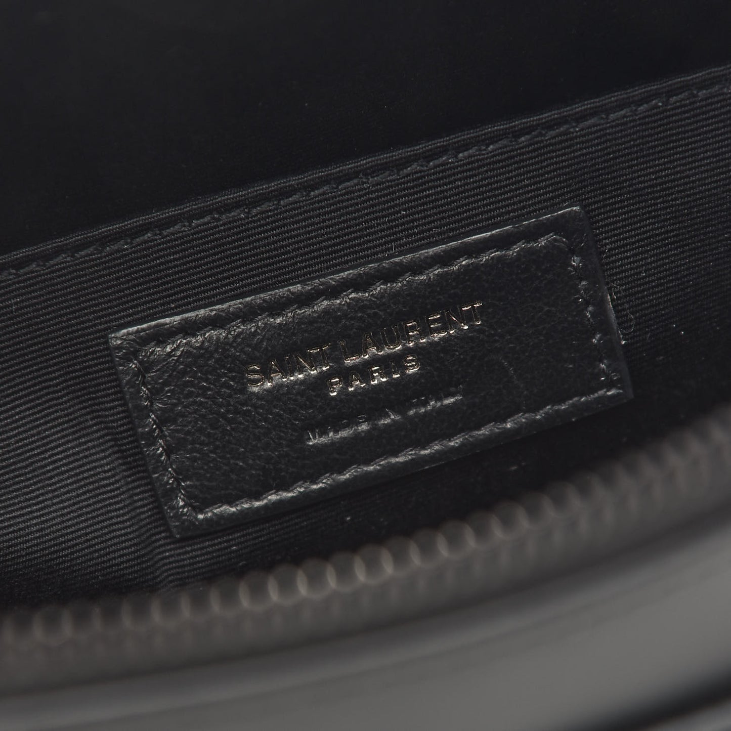 Calfskin Matelasse Monogram Lou Camera Bag Black