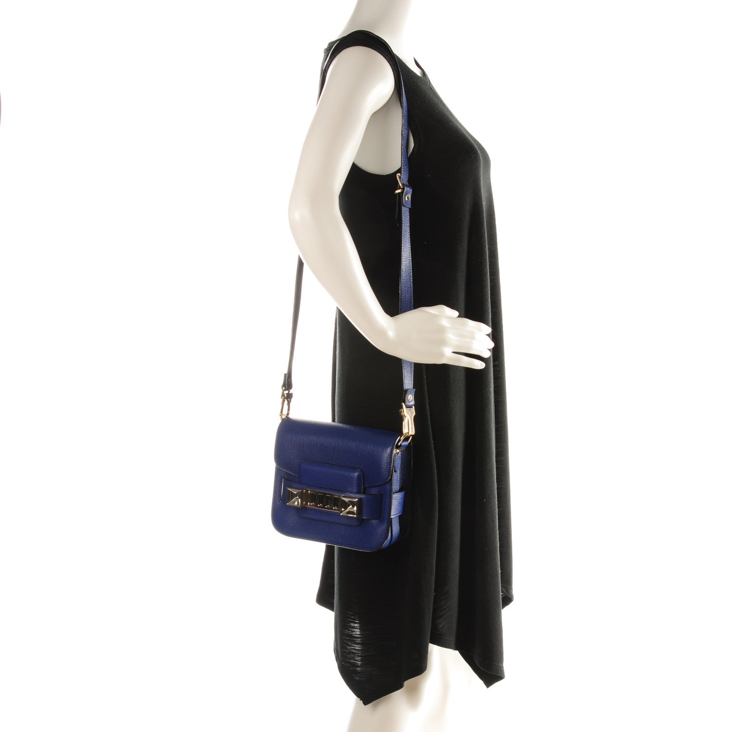 Proenza Schouler Linosa PS11 Tiny Shoulder Bag Ultramarine 2 of 7