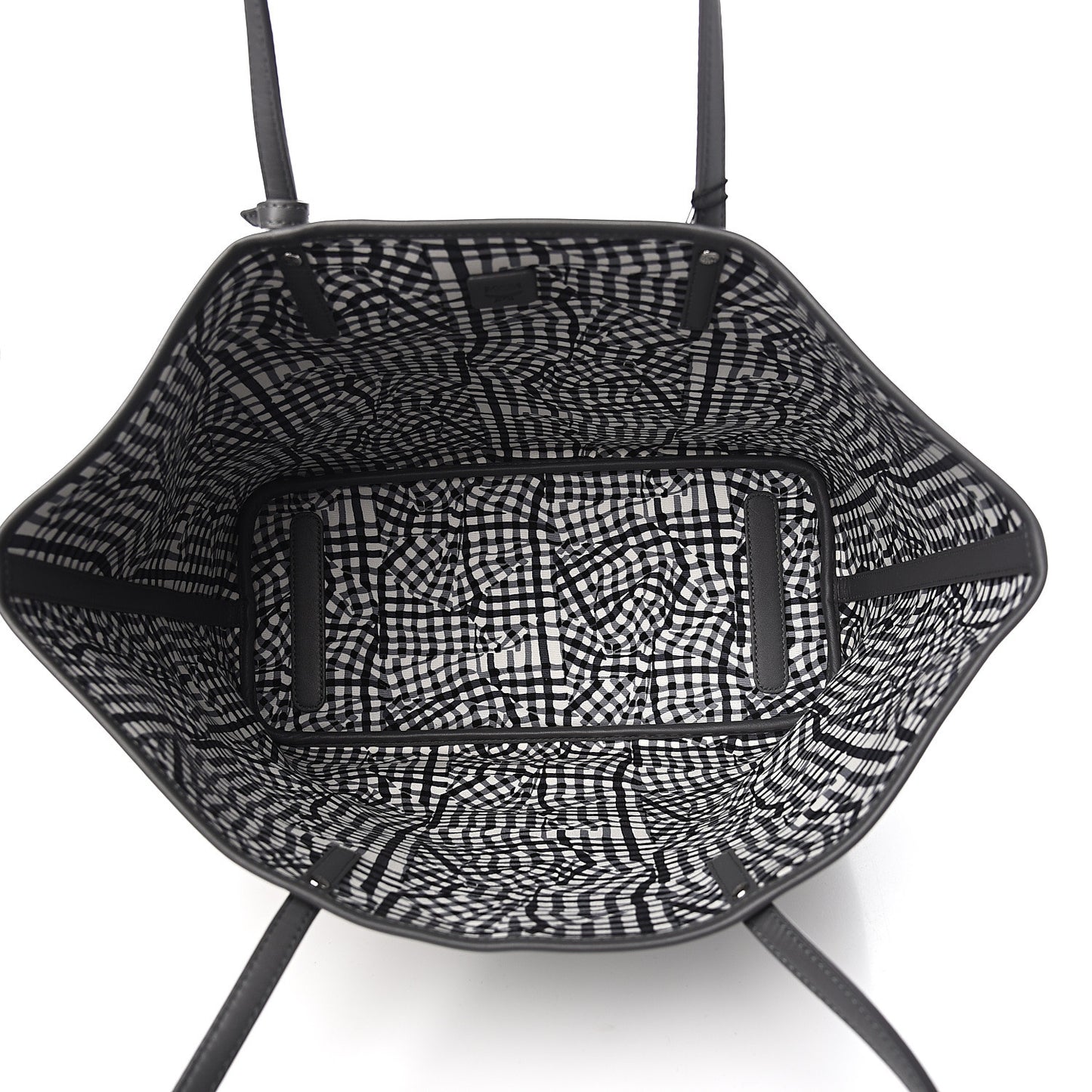 Visetos Medium Reversible Shopper Tote Phantom Grey