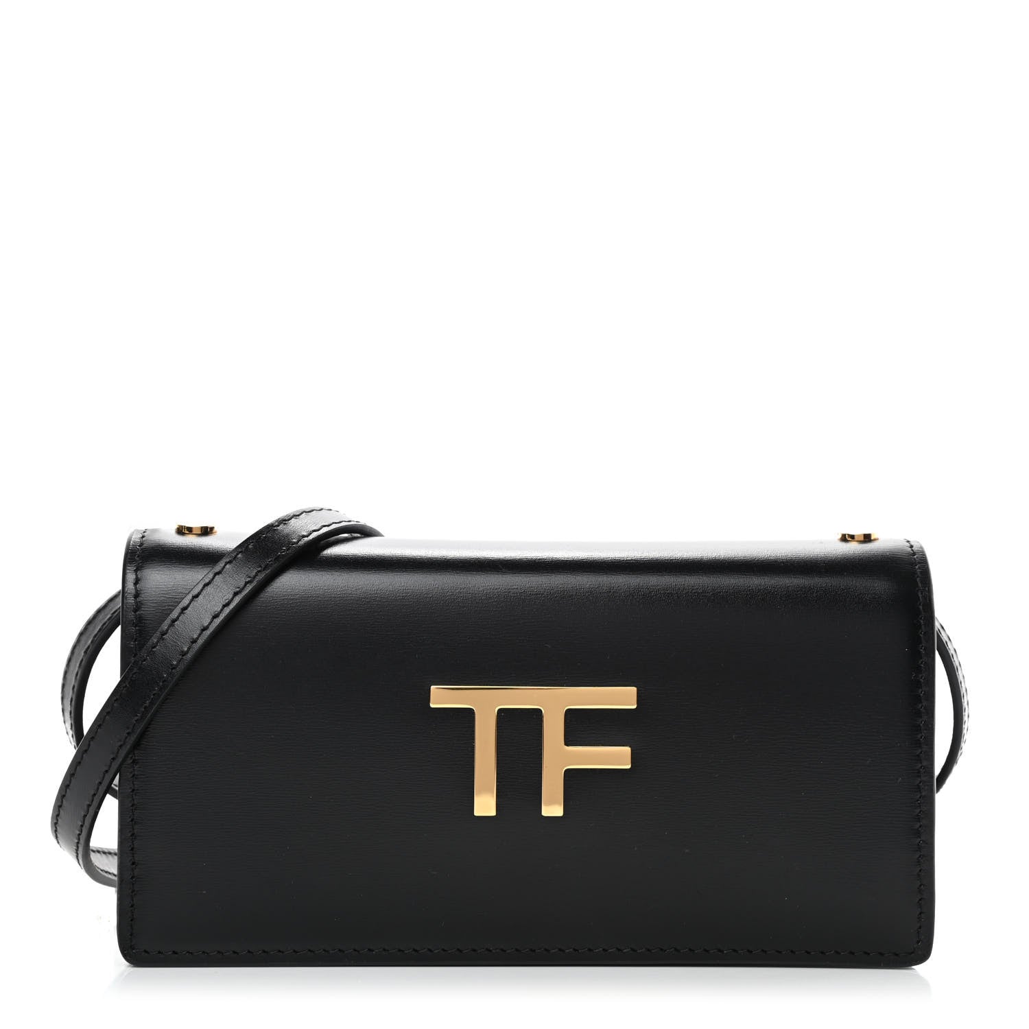 Tom Ford Palmellato Calfskin TF Mini Bag Black 1 of 4