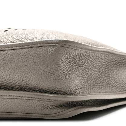 Hermes Taurillon Clemence Evelyne III PM Etain 10 of 11
