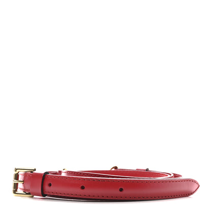 Louis Vuitton Calfskin 16mm Adjustable Shoulder Strap Red 2 of 3