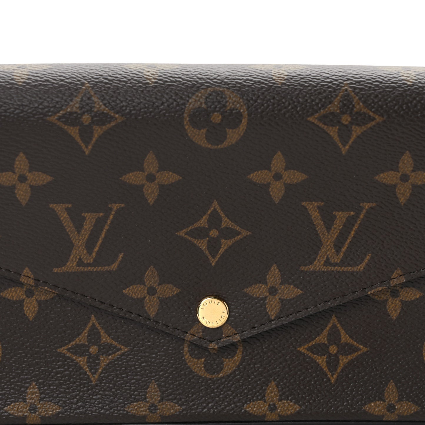 Monogram Pochette Felicie Chain Wallet Fuchsia