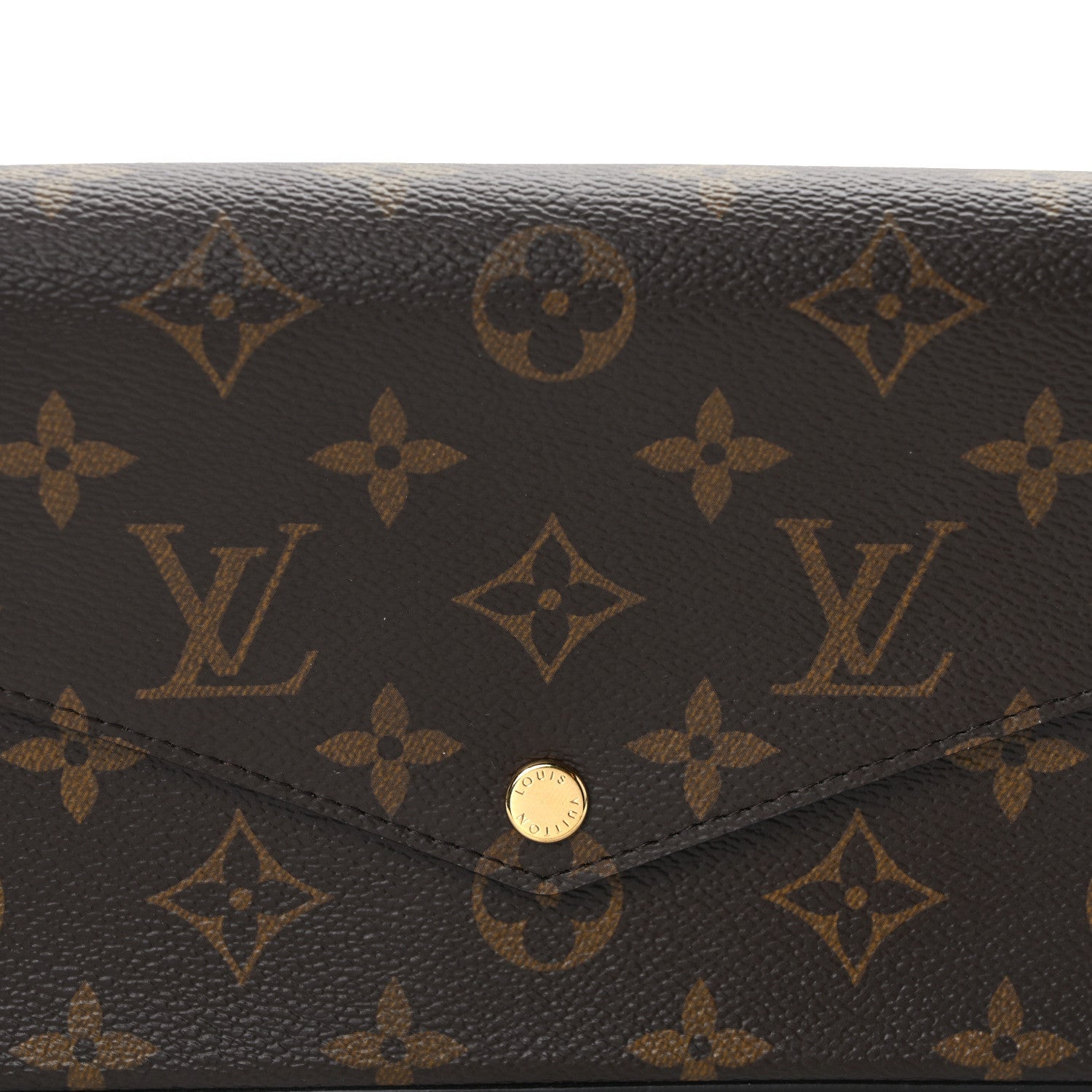 Louis Vuitton Monogram Pochette Felicie Chain Wallet Fuchsia 9 of 11