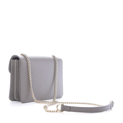 Gucci Dollar Calfskin Small Interlocking G Shoulder Bag Loess 3 of 9