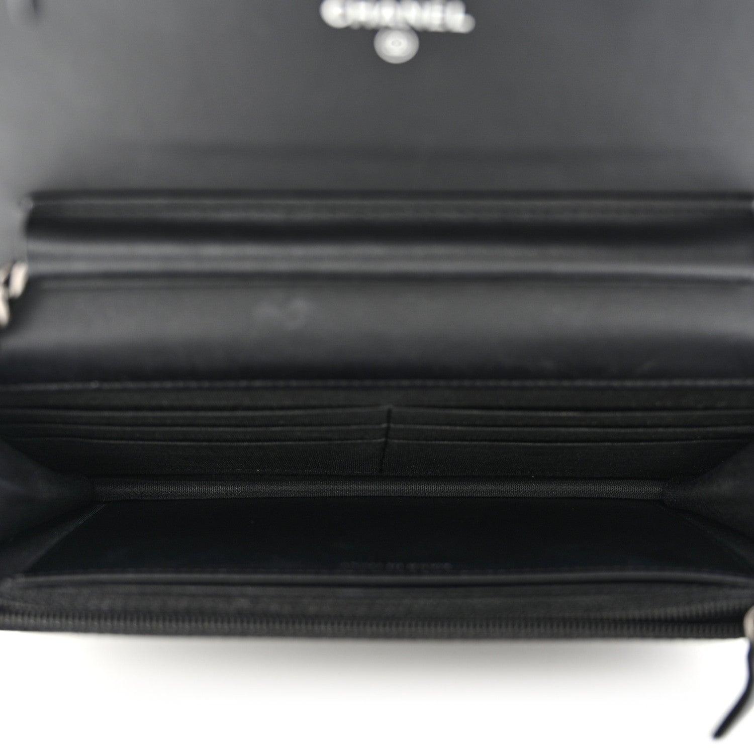 Chanel Caviar Quilted Boy Wallet On Chain WOC Black 5 of 14