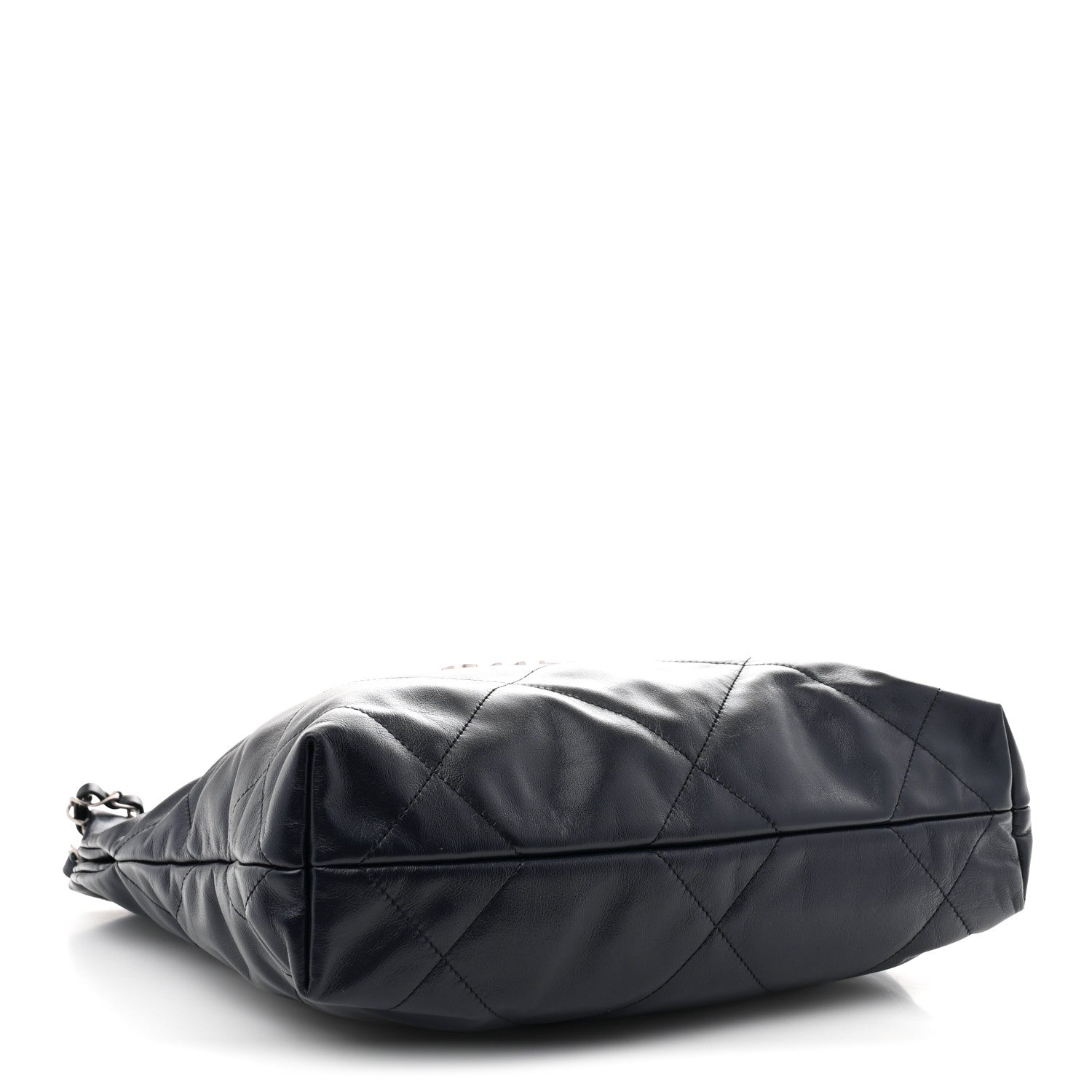 Chanel Shiny Calfskin Quilted Small Chanel 22 Navy 4 of 10