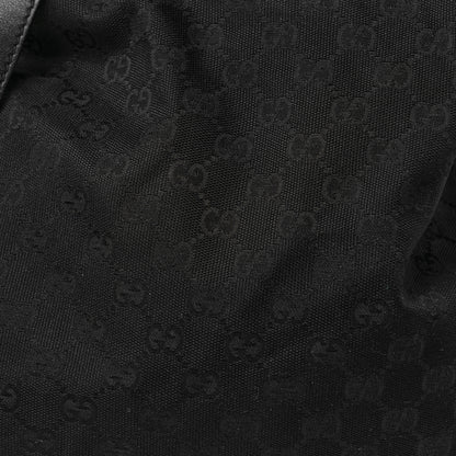Gucci Monogram Medium Peggy Bamboo Top Handle Bag Black 8 of 14