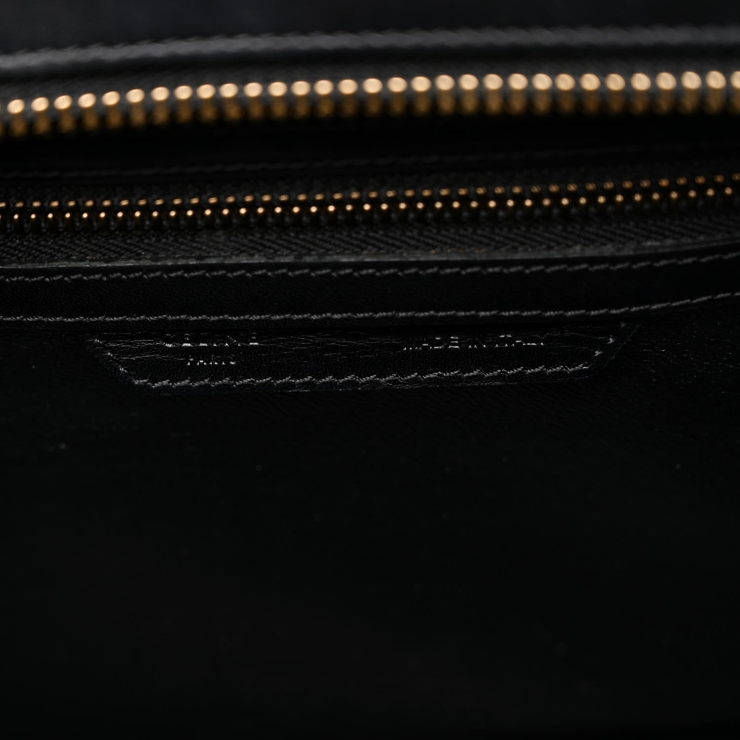 Celine Canvas Smooth Calfskin Micro Tri-Color Luggage Navy Blue 6 of 12