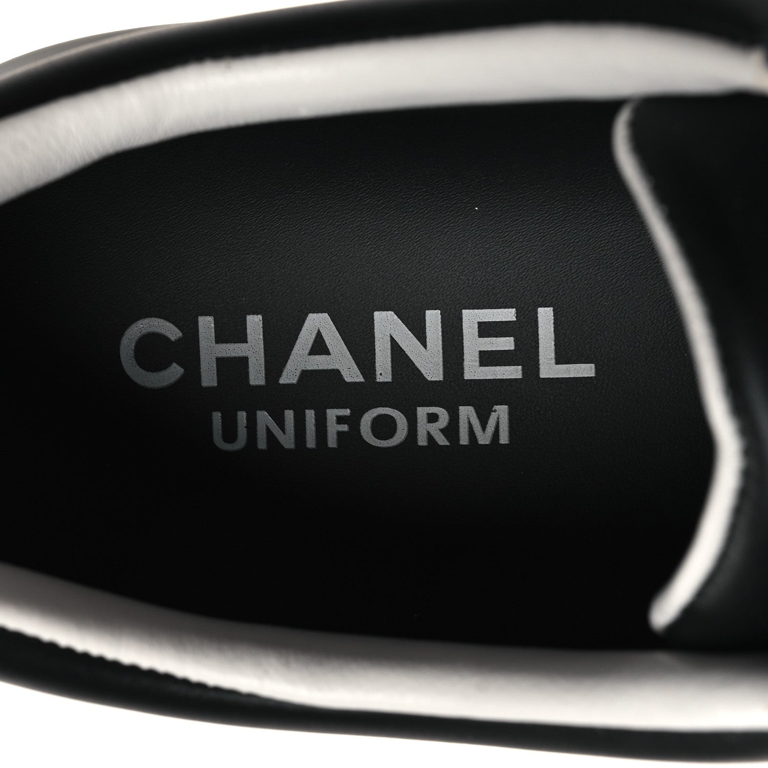Chanel Calfskin CC Womens Sneakers 40 Black 8 of 8