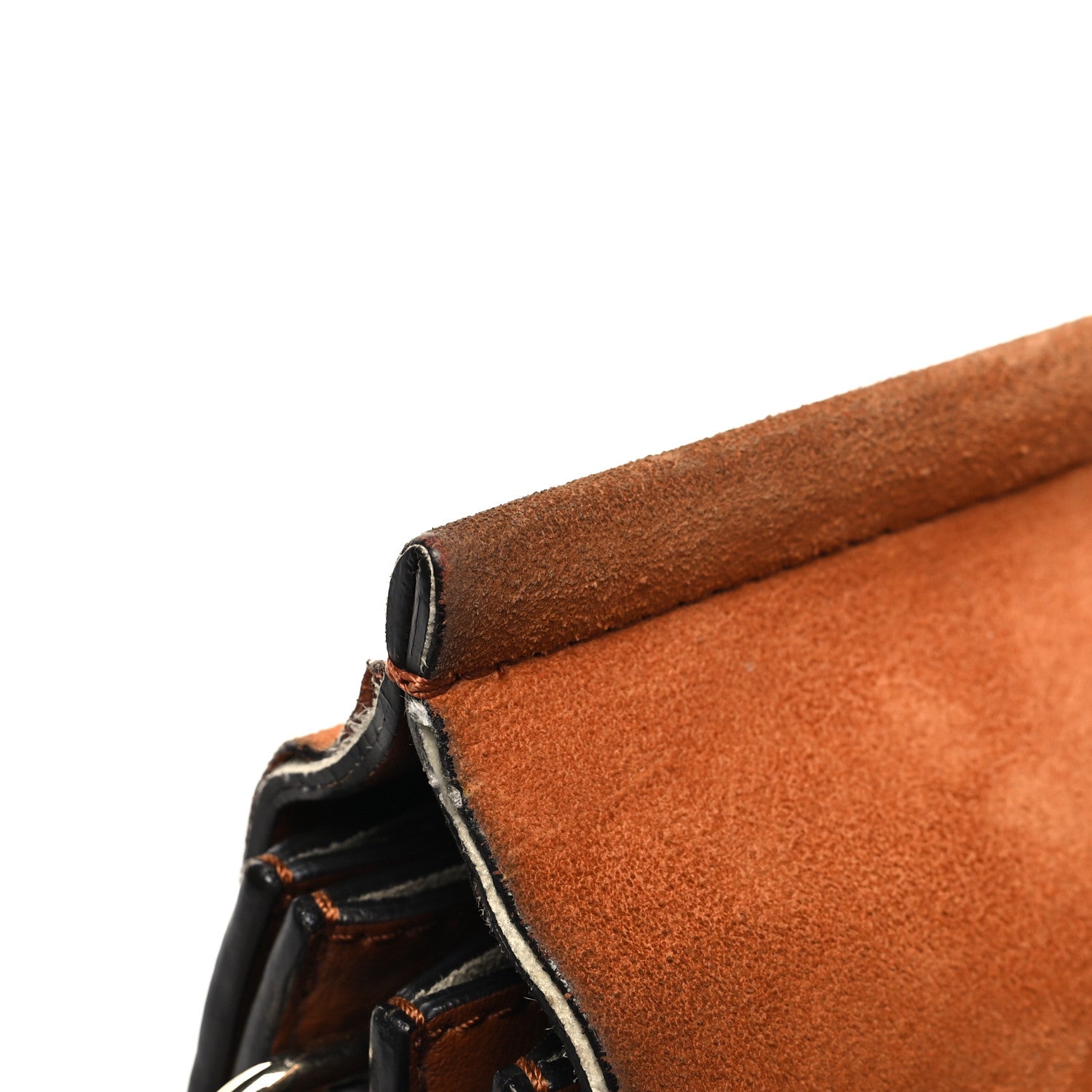 Chloe Suede Calfskin Medium Faye Shoulder Bag Tobacco 13 of 13