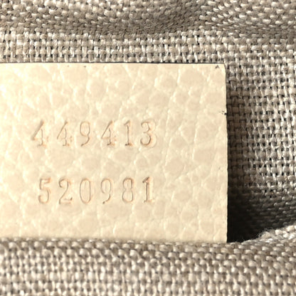 Gucci Monogram Dollar Calfskin Mini Bree Messenger Bag Beige Ebony Avoire 7 of 9