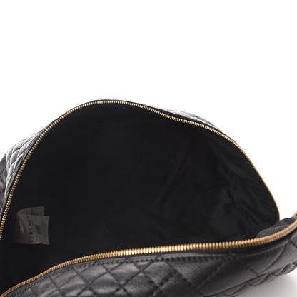 Versace Calfskin Quilted Icon Belt Bag Black 5 of 9