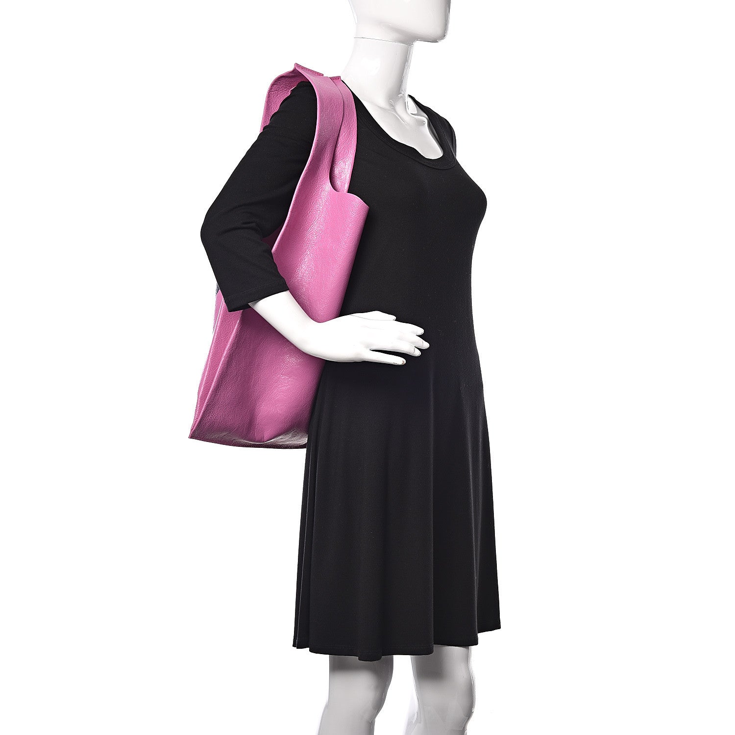 Balenciaga Agneau Arena All Gender M Supermarket Shopper Rose Bonbon 2 of 11