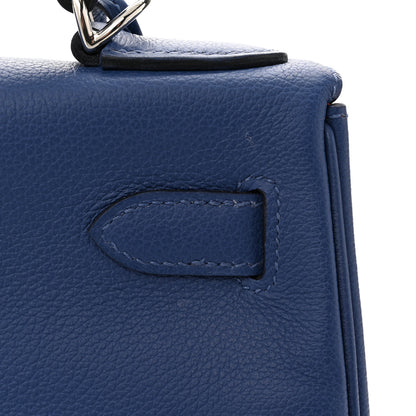 Hermes Evercolor Verso Kelly Retourne 28 Bleu Brighton Capucine 12 of 13