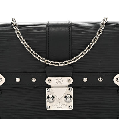 Louis Vuitton Epi Trunk Chain Wallet Black 7 of 11