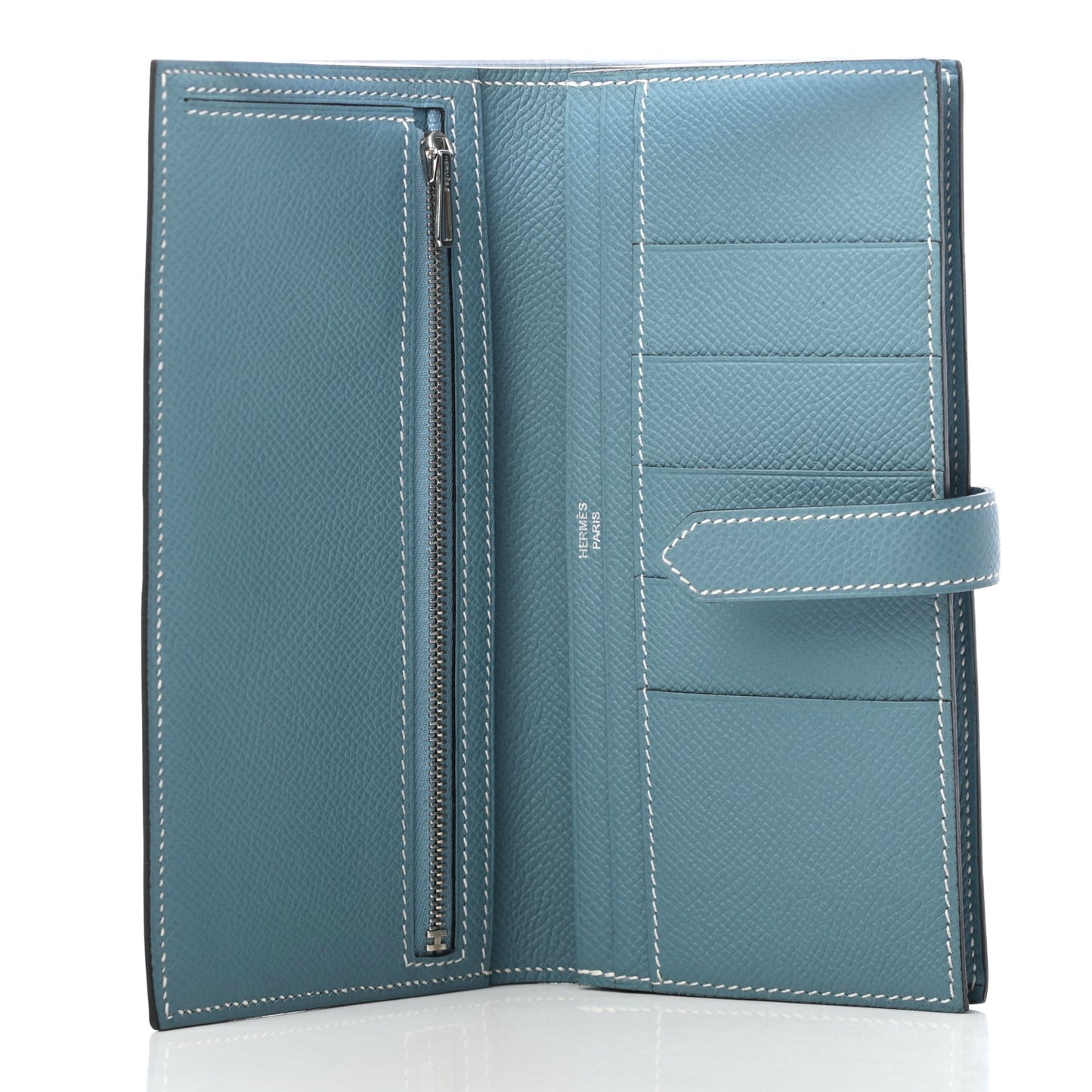 Epsom Bearn Gusset Wallet Blue Jean