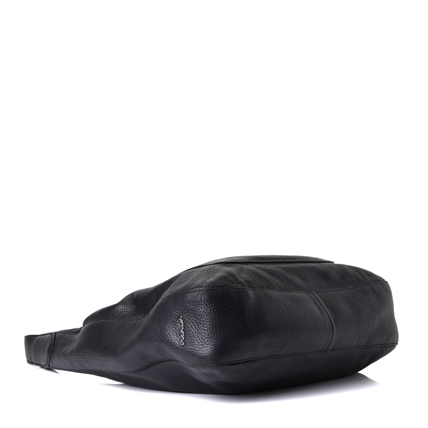 Prada Vitello Daino Medium Pocket Hobo Bag Black 3 of 6