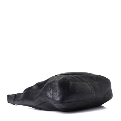 Prada Vitello Daino Medium Pocket Hobo Bag Black 3 of 6