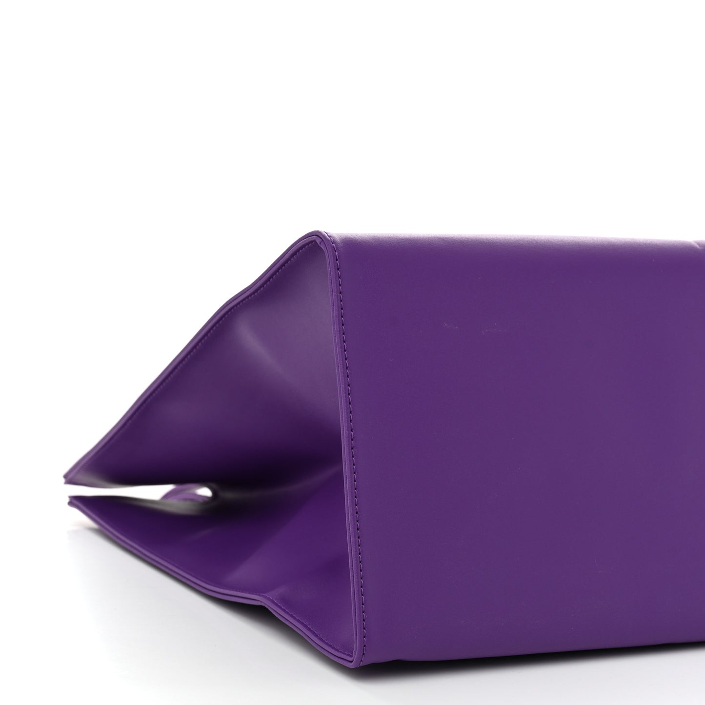 Vegan Leather Large Shopping Bag Grape