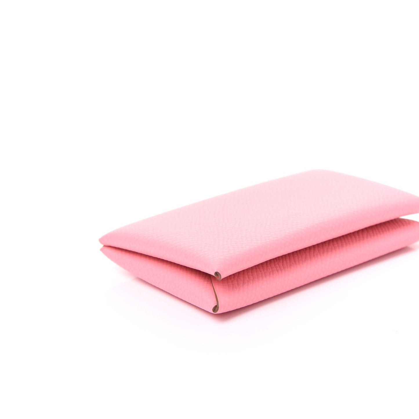 Epsom Calvi Card Case Rose Confetti