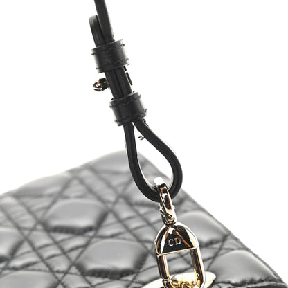 Christian Dior Lambskin Cannage Small Lucky Badges My Lady Dior Black 12 of 12