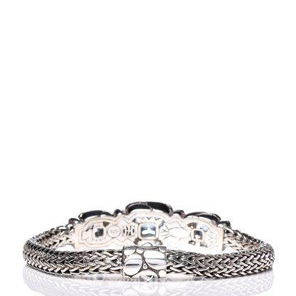John Hardy Sterling Silver Blue Topaz Batu Kali Bracelet 3 of 5