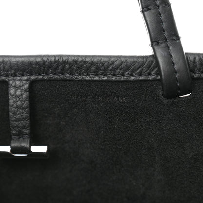 The Row Grained Calfskin Small Park Tote Black 7 of 11