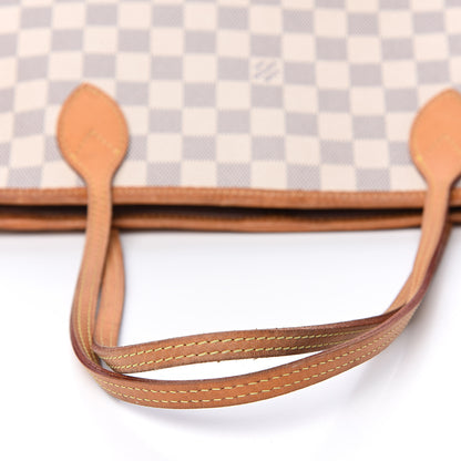Louis Vuitton Damier Azur Neo Neverfull MM Rose Ballerine 11 of 15