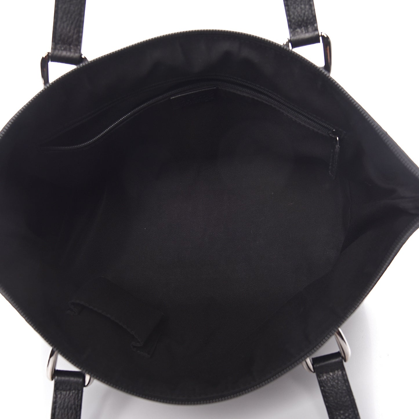 Denim Monogram Abbey Medium Tote Black