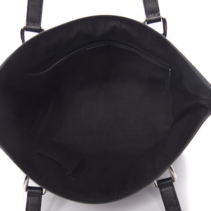 Gucci Denim Monogram Abbey Medium Tote Black 5 of 14